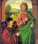 Pierre II, Duke of Bourbon, Presented by St. Peter Master of Moulins